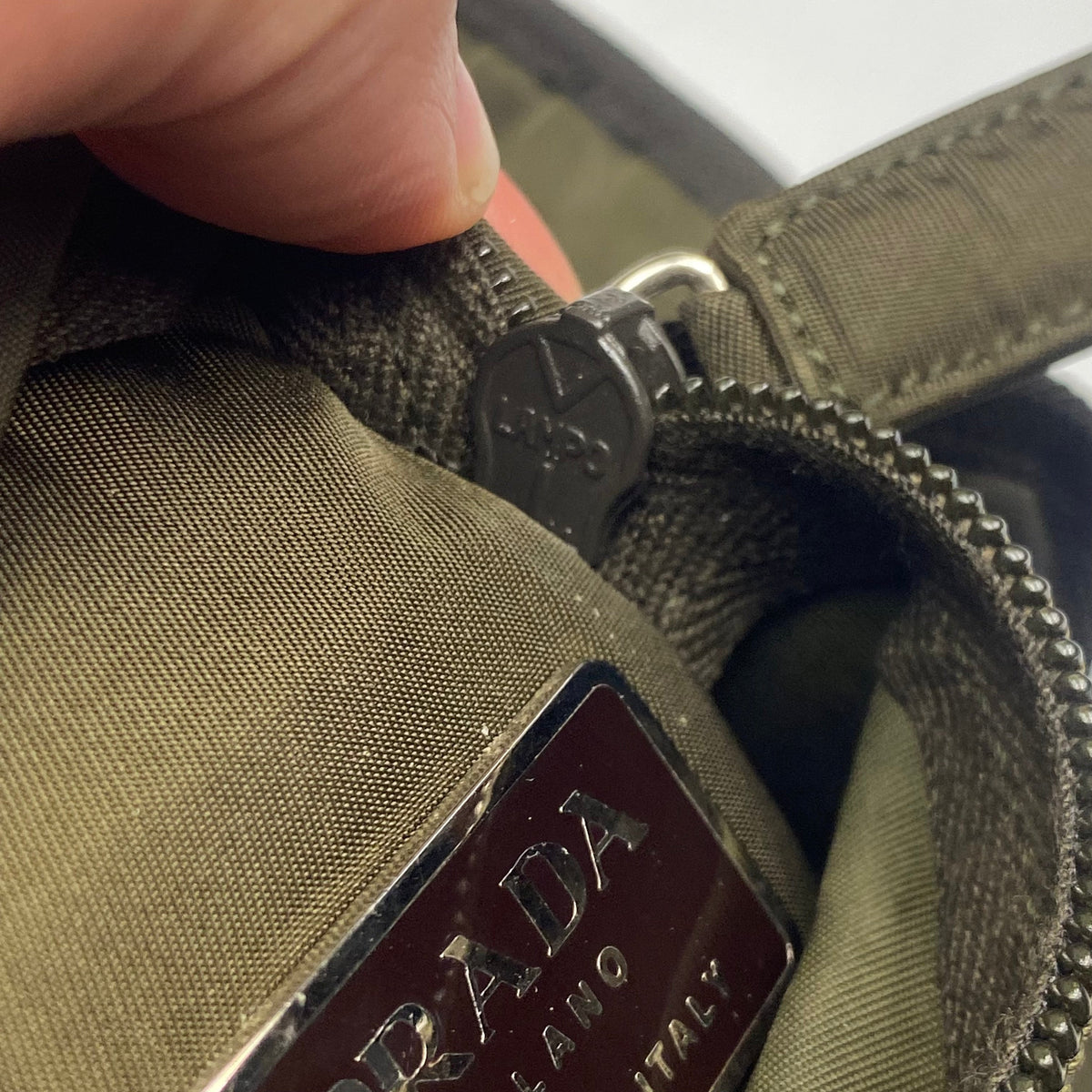 Prada 1999 Nylon Tactical Belt Bag - L | O/S, Green