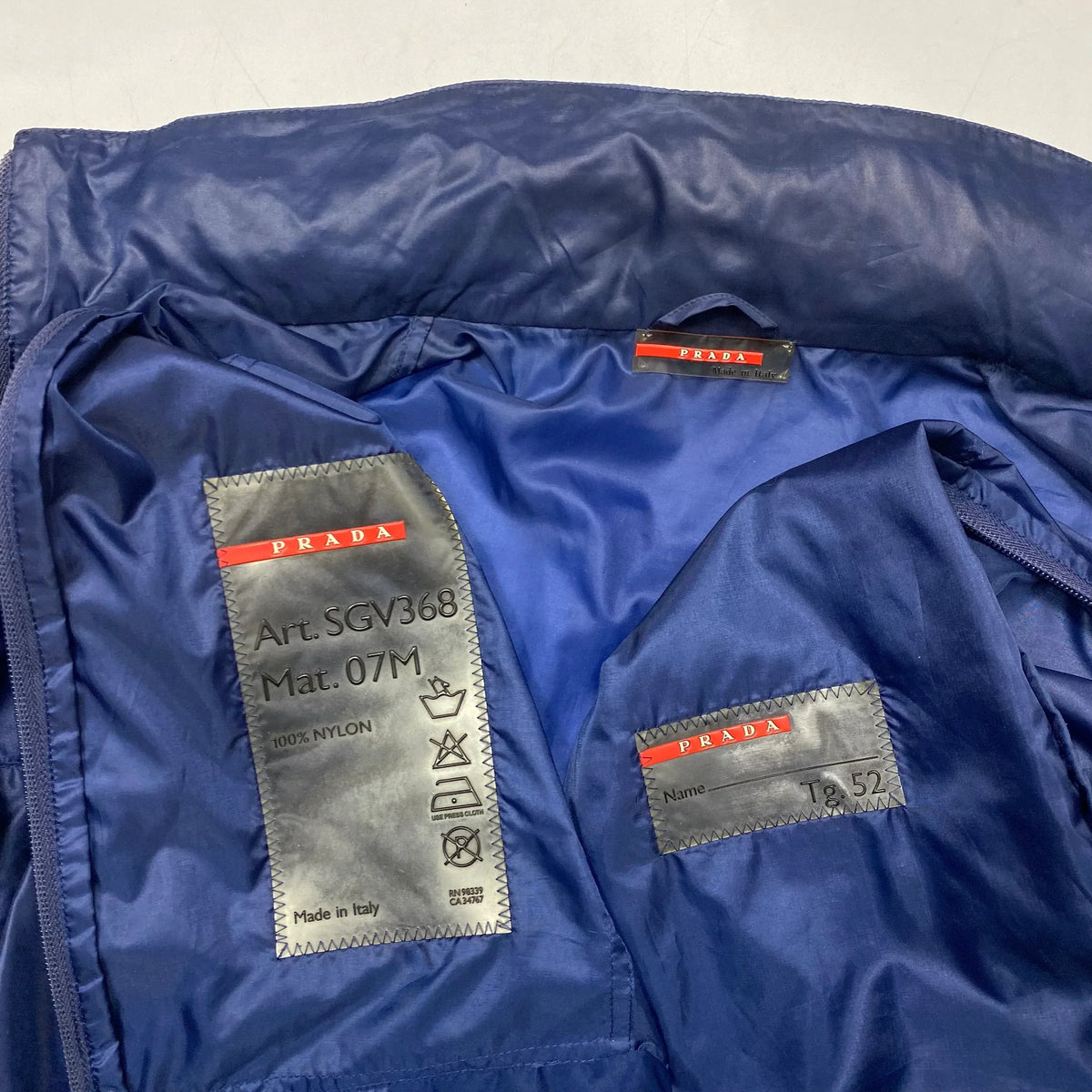 Prada Sport SS00 Convertible Nylon Reflective Jacket - L/XL | O/S, Multicoloured
