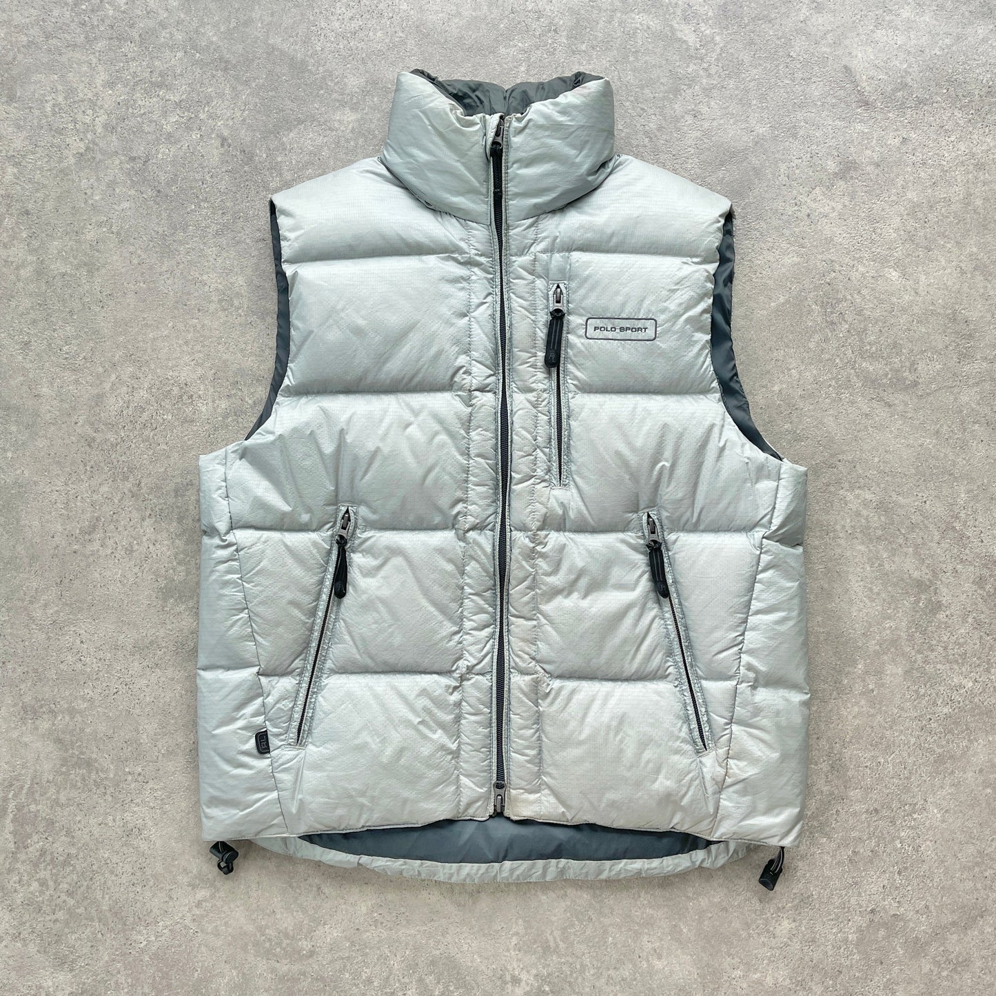 Polo Sport Ralph Lauren 1990s heavyweight down fill puffer gilet (S)