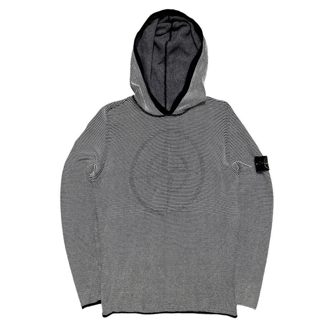 Stone Island Ribbed Striped Compass Hoodie - Known Source