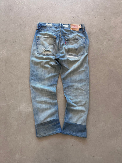 Levi's 501 Reconstructed Jeans - 32 x 34 | W32, Red
