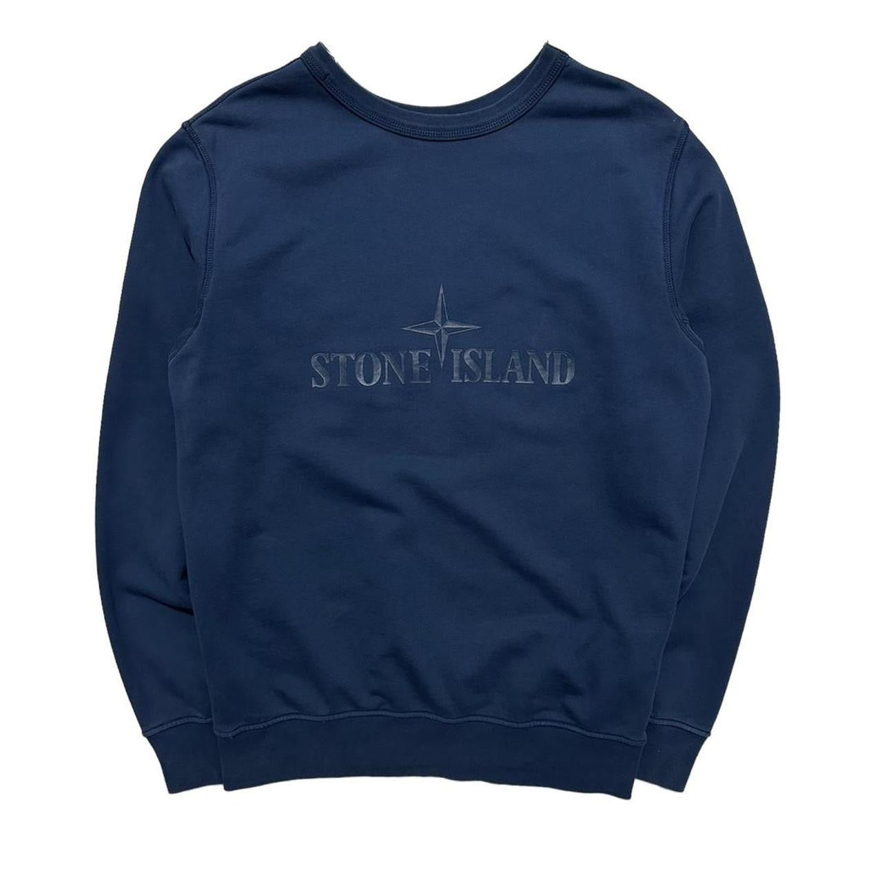 Stone Island Front Logo Double Sided Crewneck