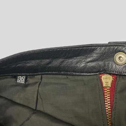 Iceberg 90’s Leather Zipper Mini-Skirt - 6 (w26)