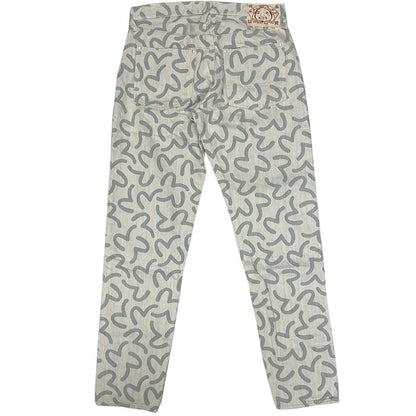 Evisu Selvedge Jeans With Monogram Daicocks ( W34 )