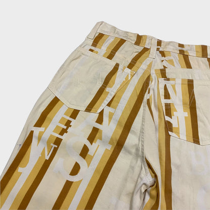 Iceberg Jeans 90’s Striped Logo Jeans - W28