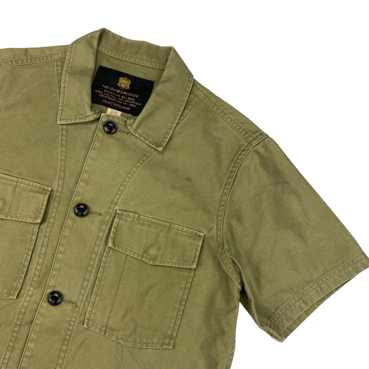 NEIGHBORHOOD KHAKI SHIRT  (S)