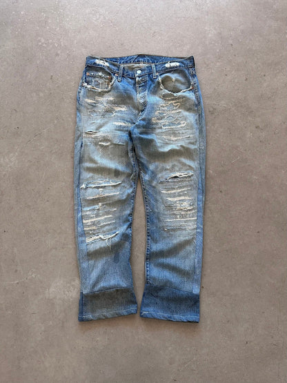 Levi's 501 Reconstructed Jeans - 32 x 34 | W32, Red