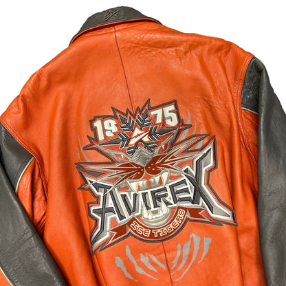 ARCHIVE Avirex Ice Tigers Leather Jacket ( L )