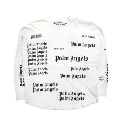 Palm angels all over print long sleeve top