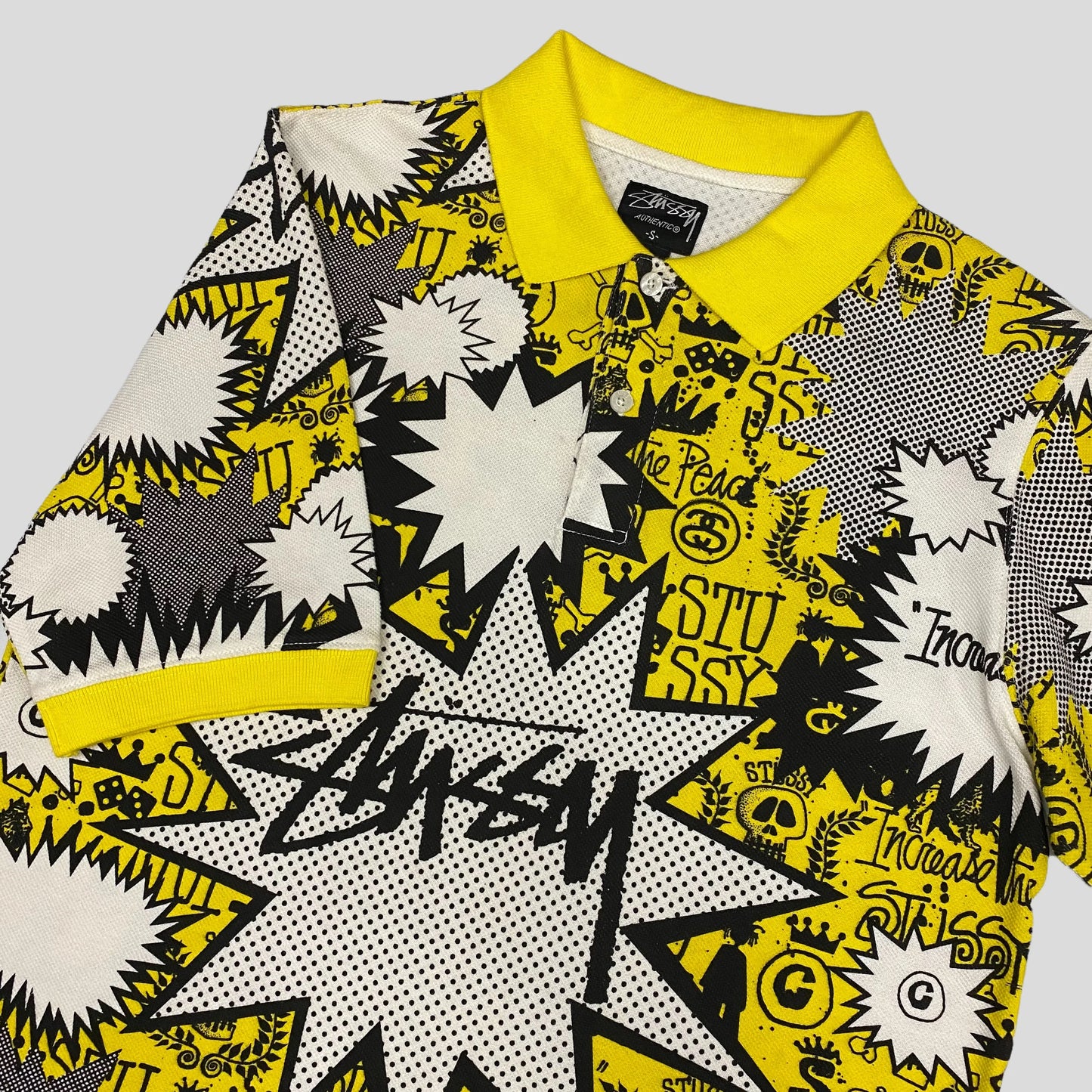 Stussy 00’s Increase The Peace Bubble Polo - M