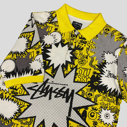 Stussy 00’s Increase The Peace Bubble Polo - M