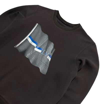 Louis Vuitton pullover flag print crewneck jumper