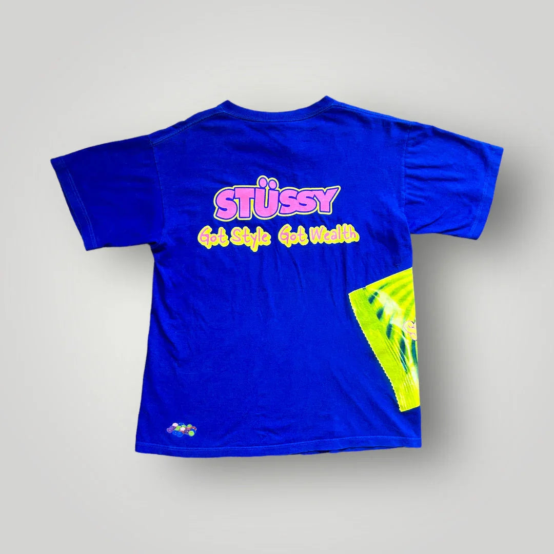 Stüssy 00’s Skittles Rip T-shirt L