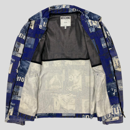 Moschino Jeans ‘99 Ethno Denim Jacket - IT54 (L/XL) | Default Title, Red