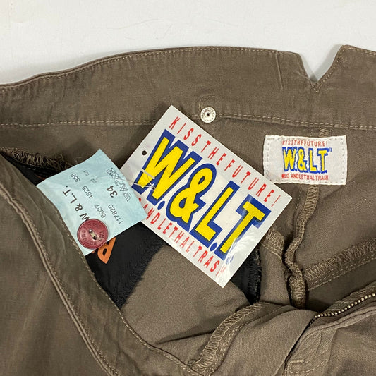 W+LT 2003 Baggy Fit Darted Trousers - 30/31 | W30, Grey
