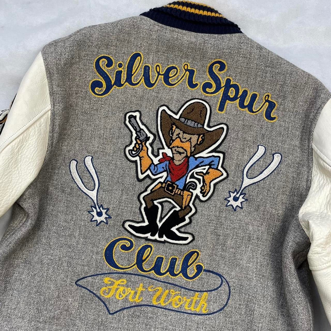 Whitesville Silver Spur Club Varsity Jacket ( 38 / M )