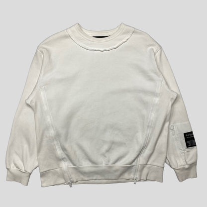 Undercover x GU Nylon Panelled Crewneck - XL | XL, White