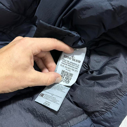 Stone Island Garment Dyed Crinkle Reps NY Down Jacket.