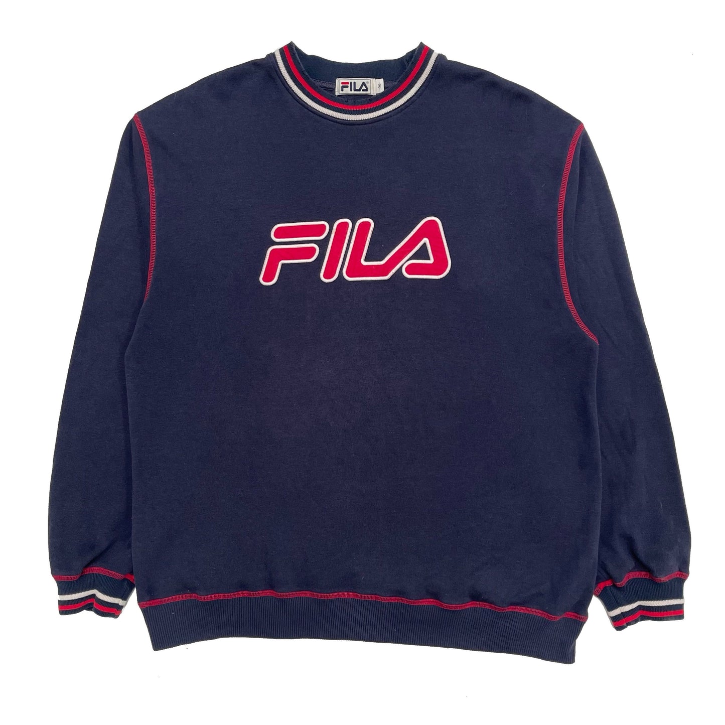 Fila 90s heavyweight embroidered sweatshirt (L)