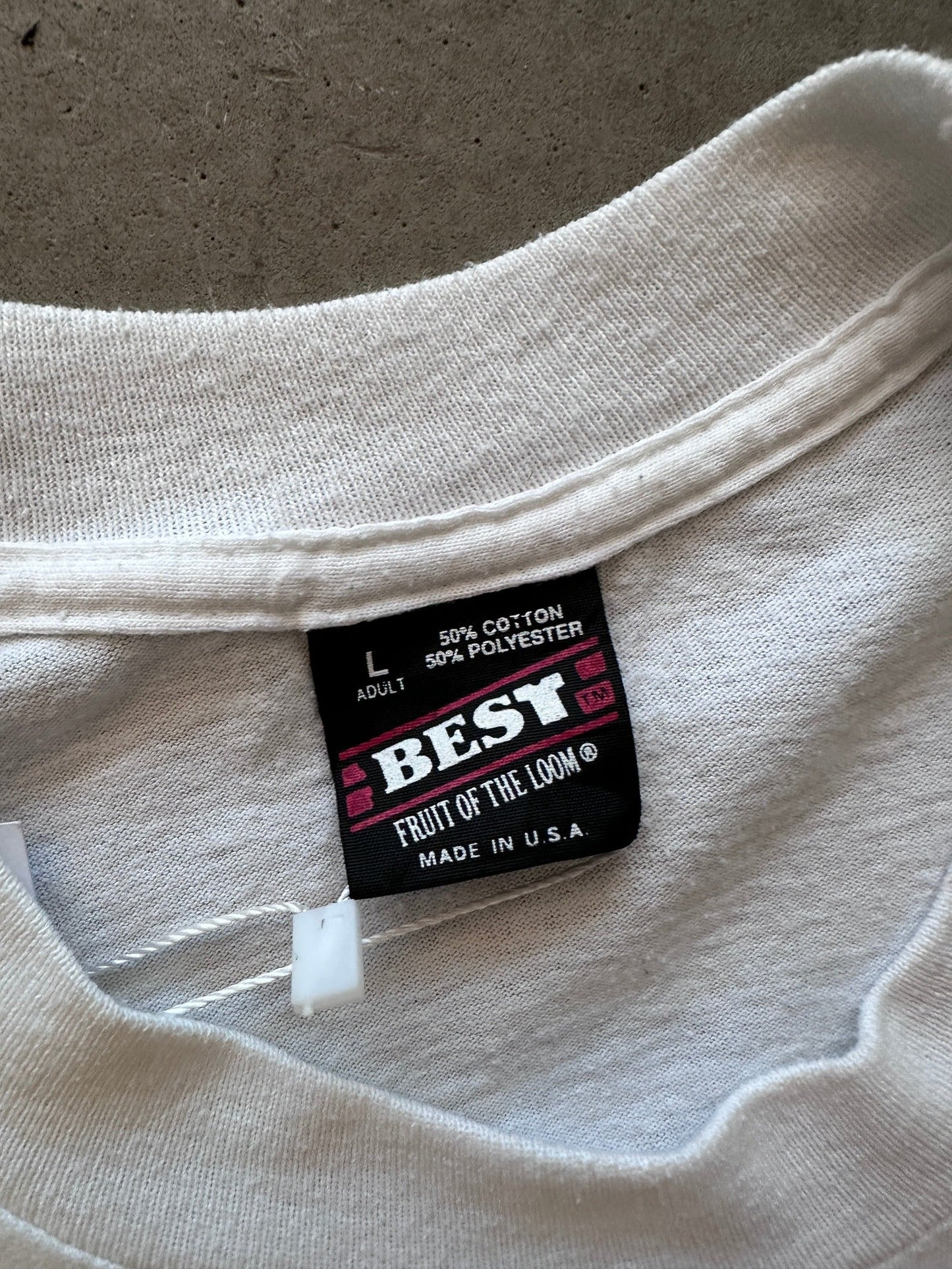 1990's Safe & Sober T-Shirt - L | Large, Red