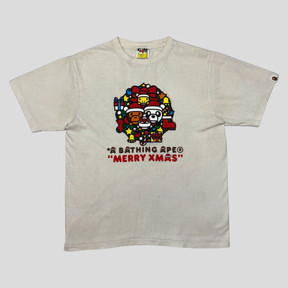 Bape 2014 Christmas T-shirt with Present Box - M/L
