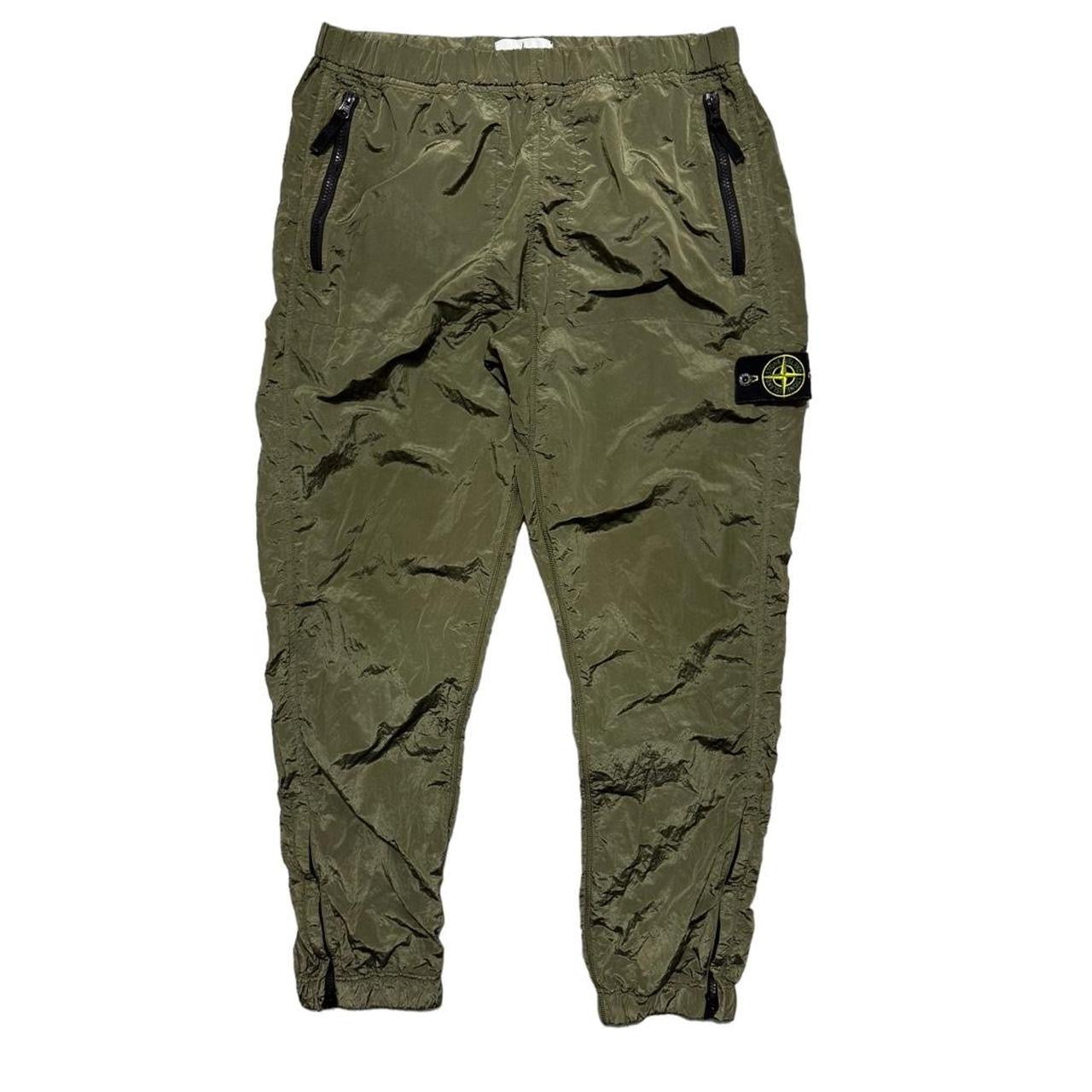 Stone Island Nylon Metal Green Cargos