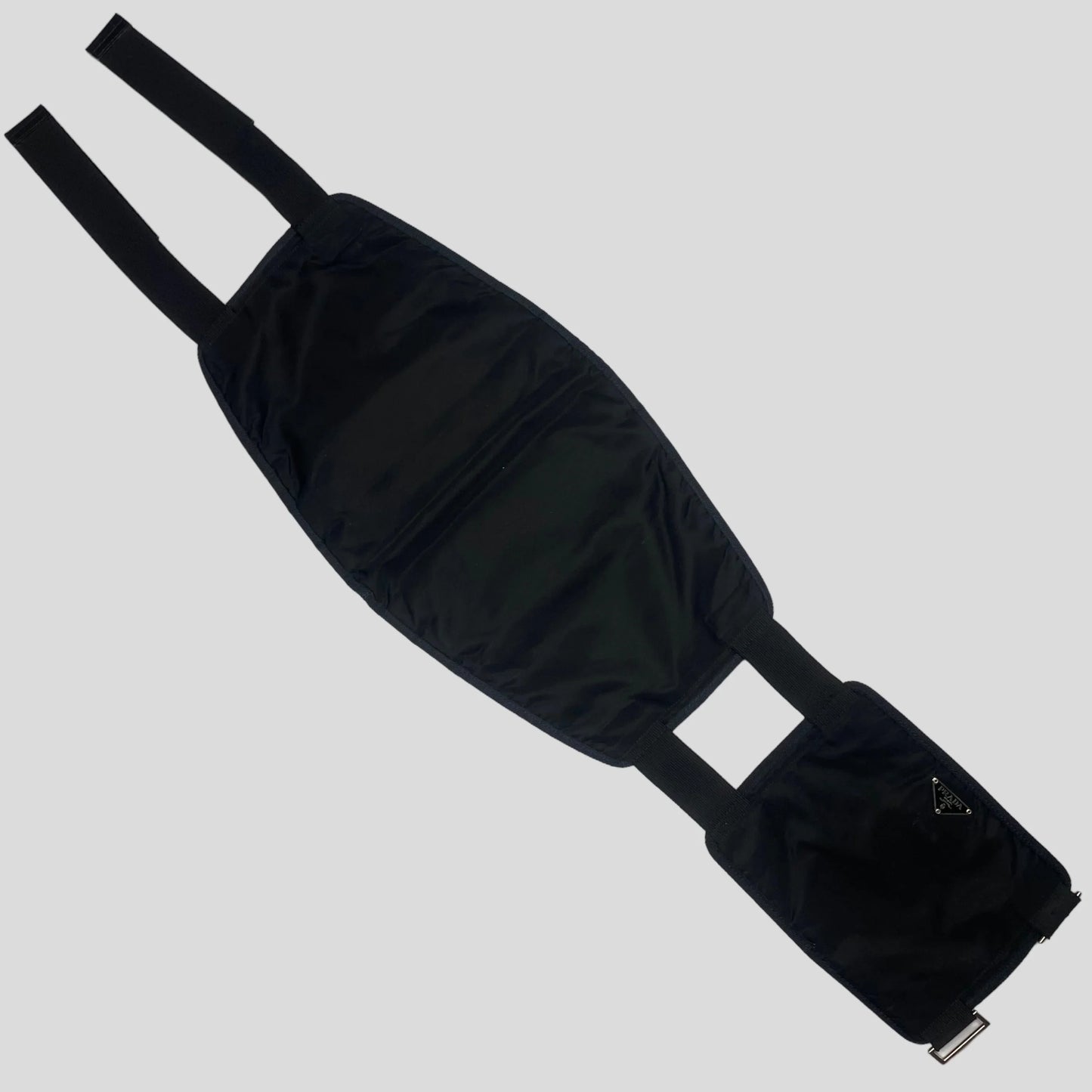 Prada 1999 Nylon Tactical Belt Bag - XL