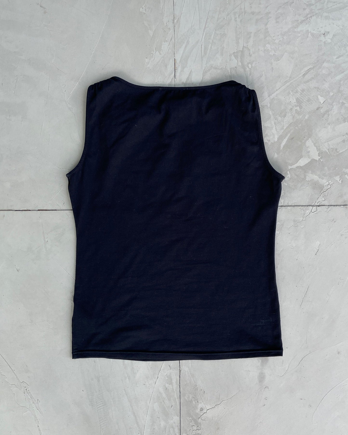 DIOR 2000'S LOGO CLOVER VEST TOP - M