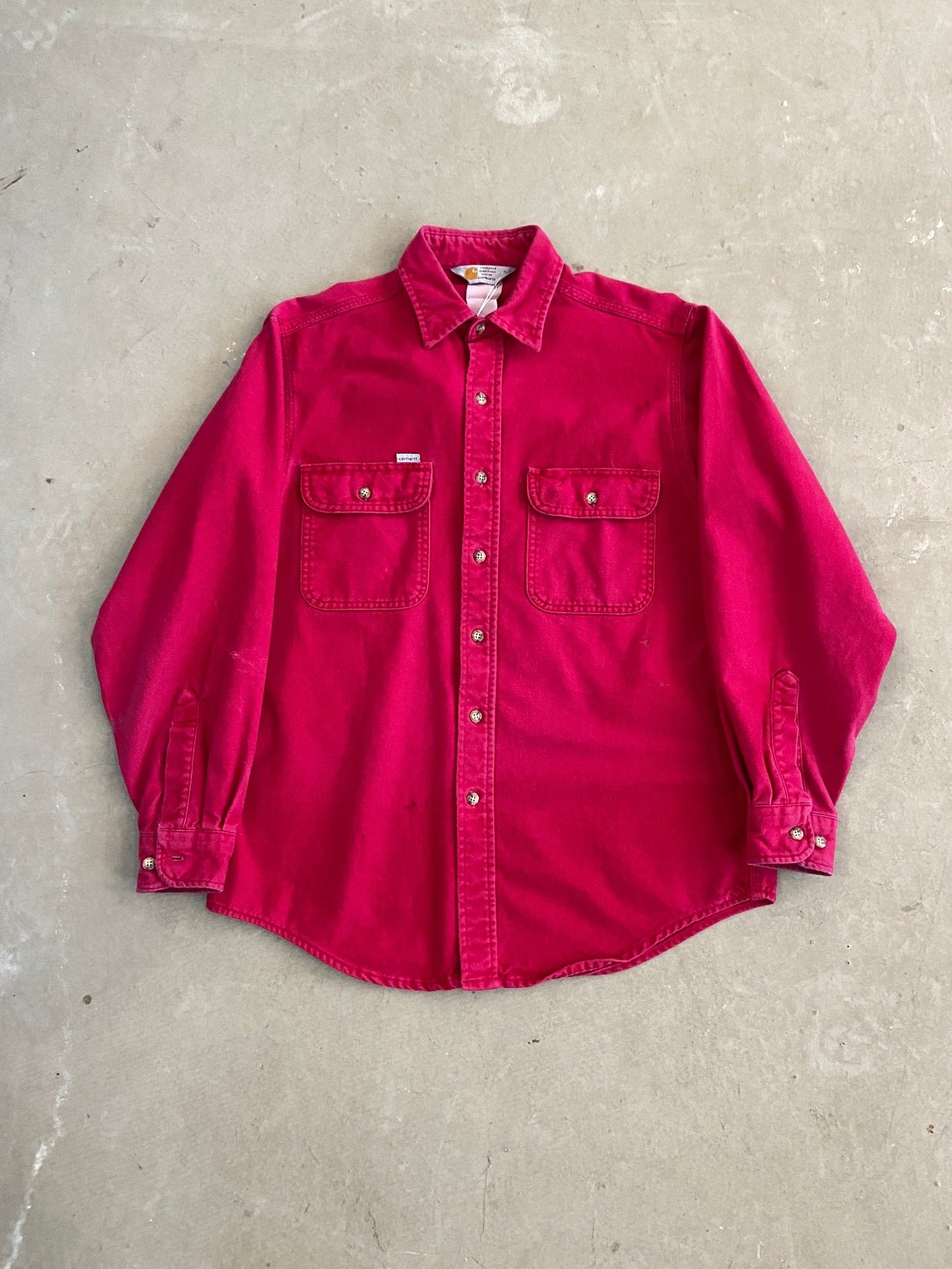Carhartt 2 Pocket Work Shirt - M | Medium, Red