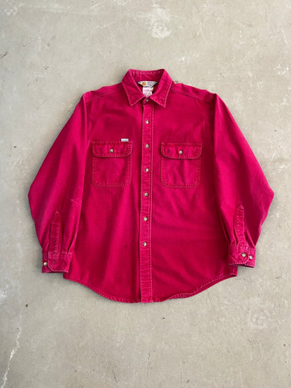 Carhartt 2 Pocket Work Shirt - M | Medium, Red