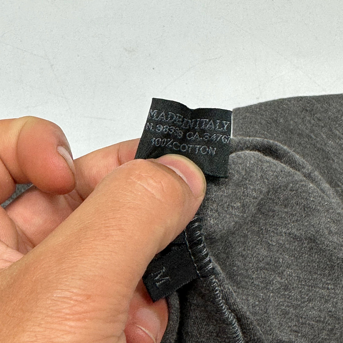 Prada Sport SS99 Grey Zip Shirt - 8 | Medium