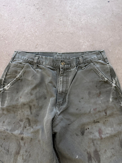 Carhartt Thrashed Carpenter Pants - 34 x 30 | W34, Red