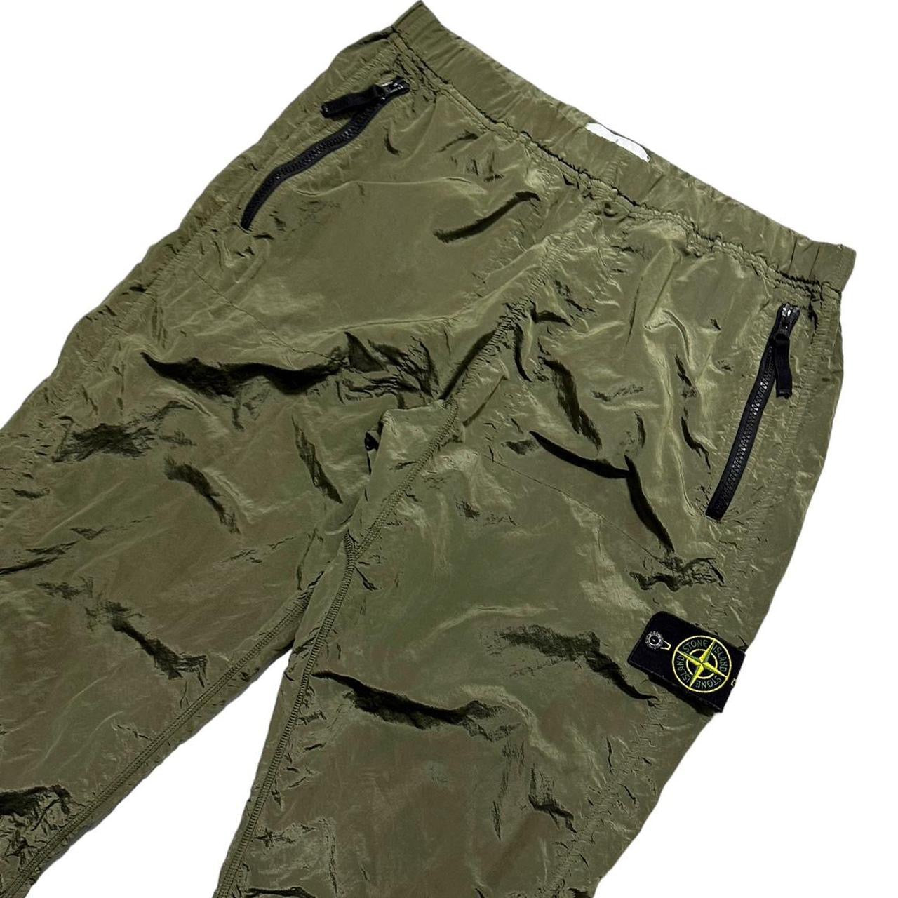 Stone Island Nylon Metal Green Cargos