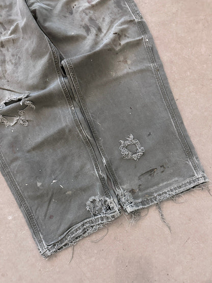Carhartt Thrashed Carpenter Pants - 34 x 30 | W34, Red