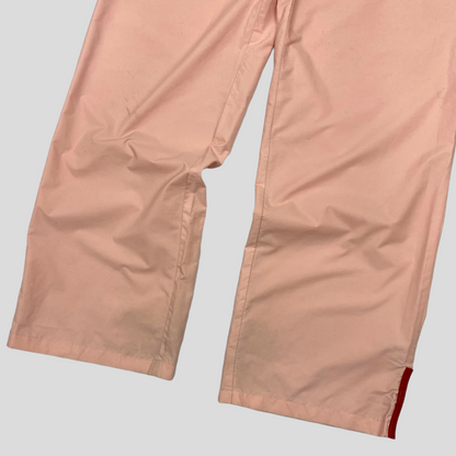 Prada Sport SS1999 Baby Pink Nylon Parachute Bottoms - W24-W30 | Small