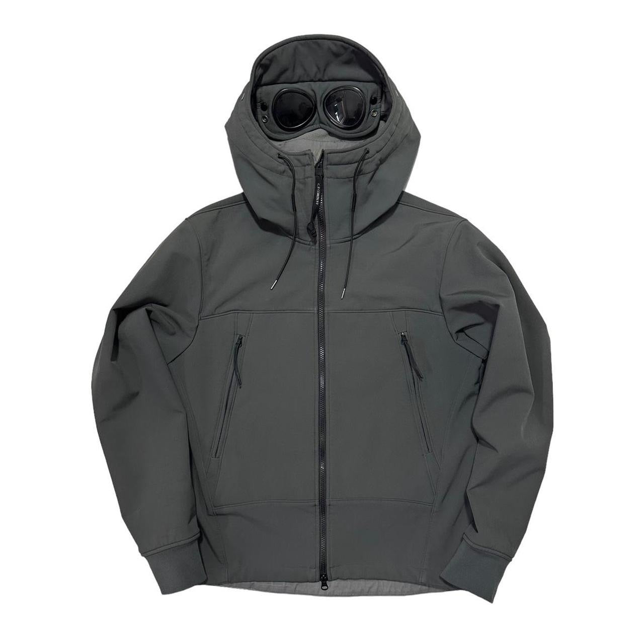 CP Company Grey Soft Shell Goggle Jacket