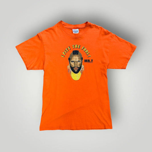 Haynes Beefy Vintage Mr T T-shirt M