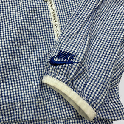 Nike SS11 Gingham Check Jacket - M/L | Medium, Blue