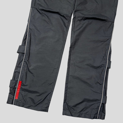 Prada Sport SS99 3M Nylon Utility Trousers - M | O/S, Black
