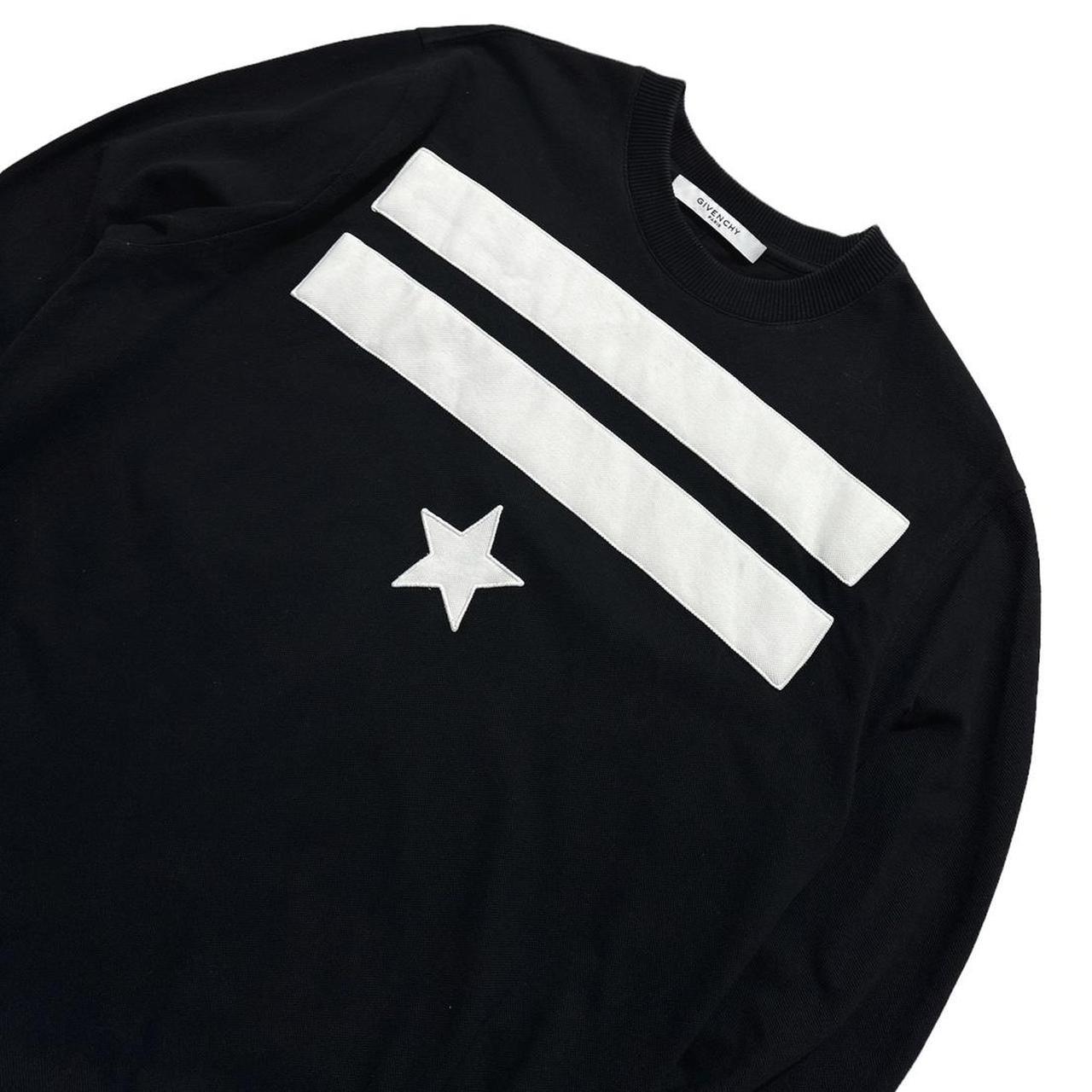 Givenchy Black & White Star Crewneck