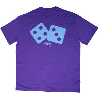 Stussy purple dice tee