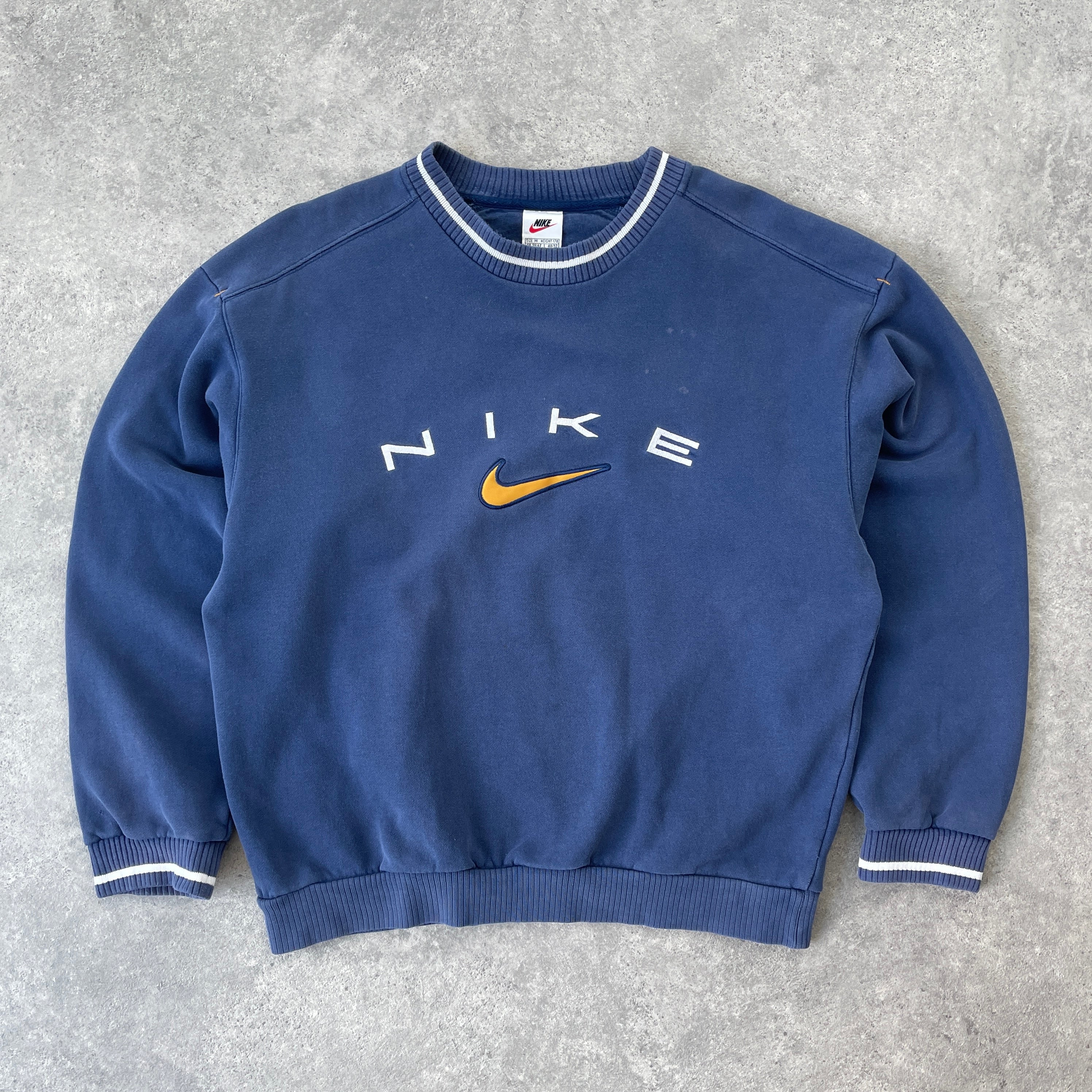 Embroidered 90s Nike Center Swoosh cheapest Spellout Sweatshirt