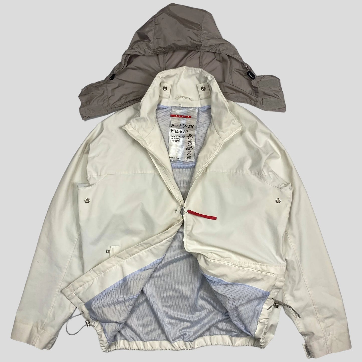 Prada Sport SS2000 Convertible Goretex Prototype Jacket - L