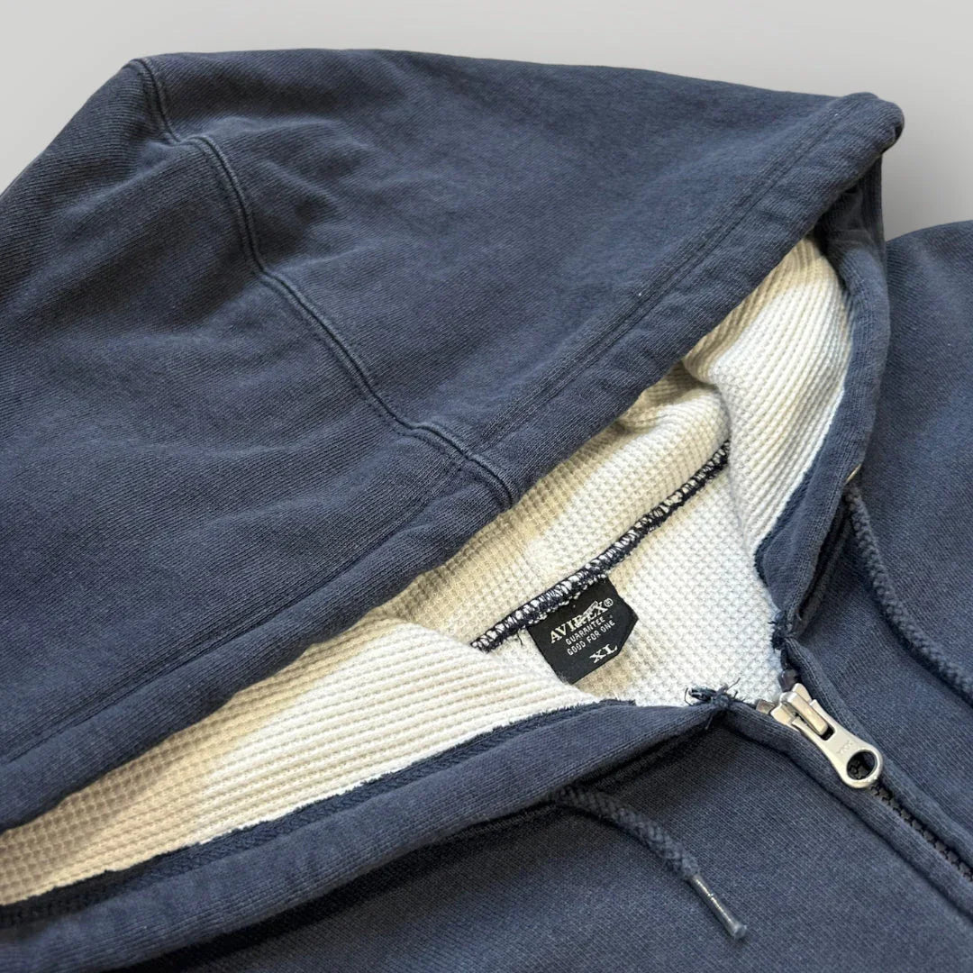 Avirex Vintage Zip Up Hoodie L/XL