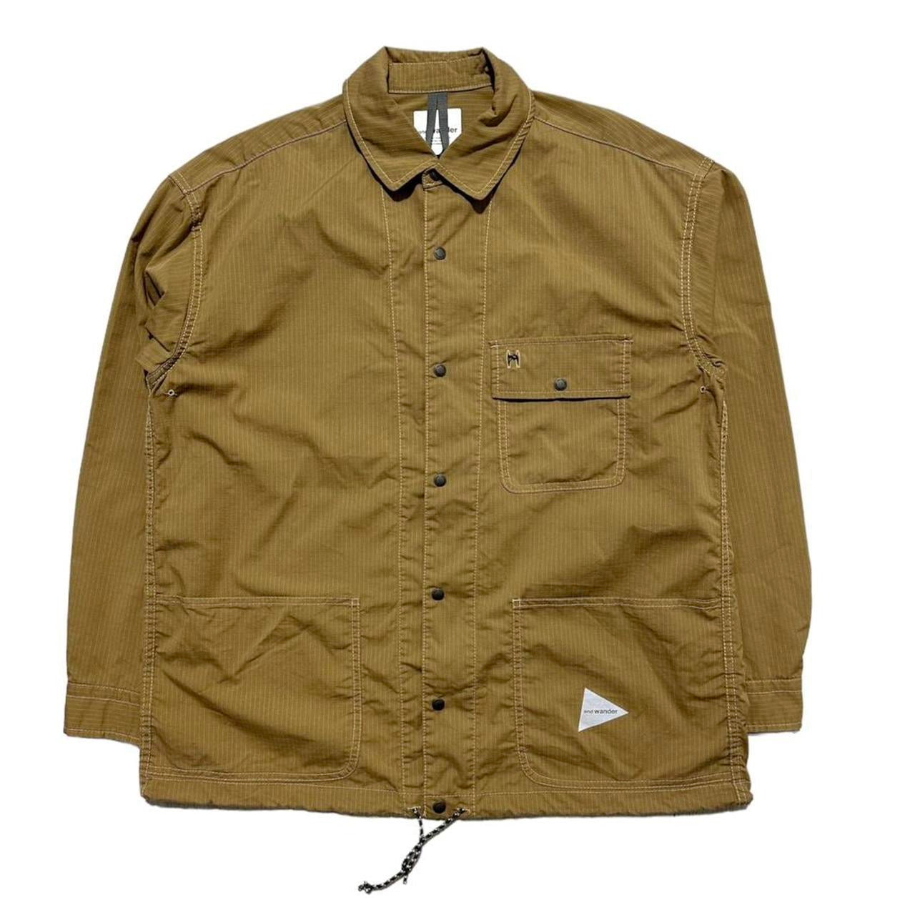 And Wander Single Pocket Overshirt