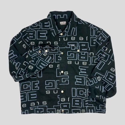 Iceberg Jeans 90’s Block Spellout Jacket - XXL | XXL, Multicoloured