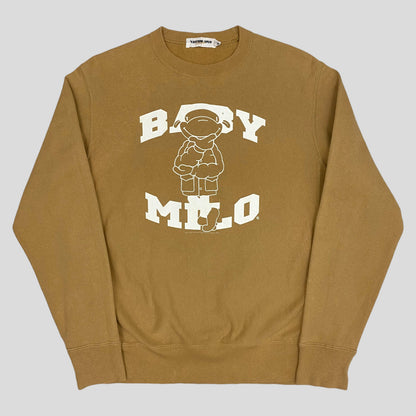 Bape OG ‘08 Baby Milo Crewneck - M | Tan
