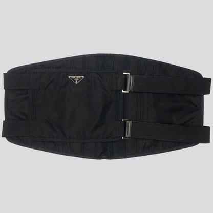 Prada 1999 Nylon Tactical Belt Bag - XL