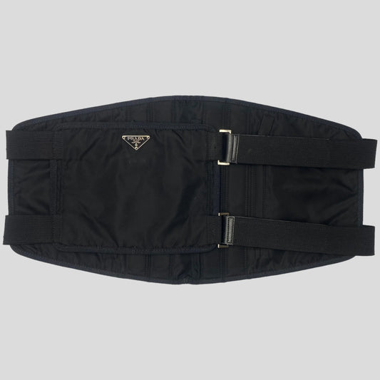 Prada 1999 Nylon Tactical Belt Bag - XL