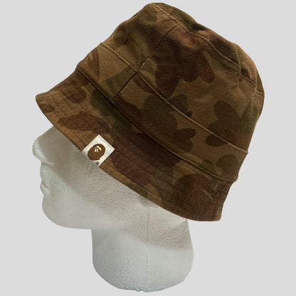 Bape 00’s Reversible Camo Bucket Hat - M